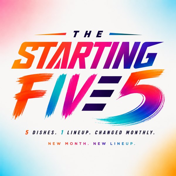 The Starting Five rotating menu